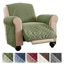 Collections Etc Diamond Quilted Stretch Recliner Cover with Storage Blue Recliner Collections Etc Diamond Quilted Stretch Recliner Cover with Storage Blue Recliner